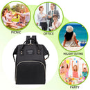 Mom Travel Rucksack Canvas Backpack Waterproof Portable Backpack (Black) Newly