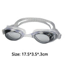 UV Protection Swimming Eyewear Water Sports Anti-fog Goggles with Storage Bag