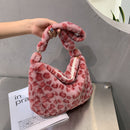 Retro Women Animal Printing Large Capacity Tote Handbags Shoulder Underarm Bag