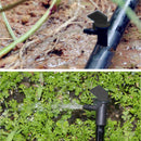 20pcs Drop Head Irrigation Water Dropper Kit for Plant Emitters (Black)