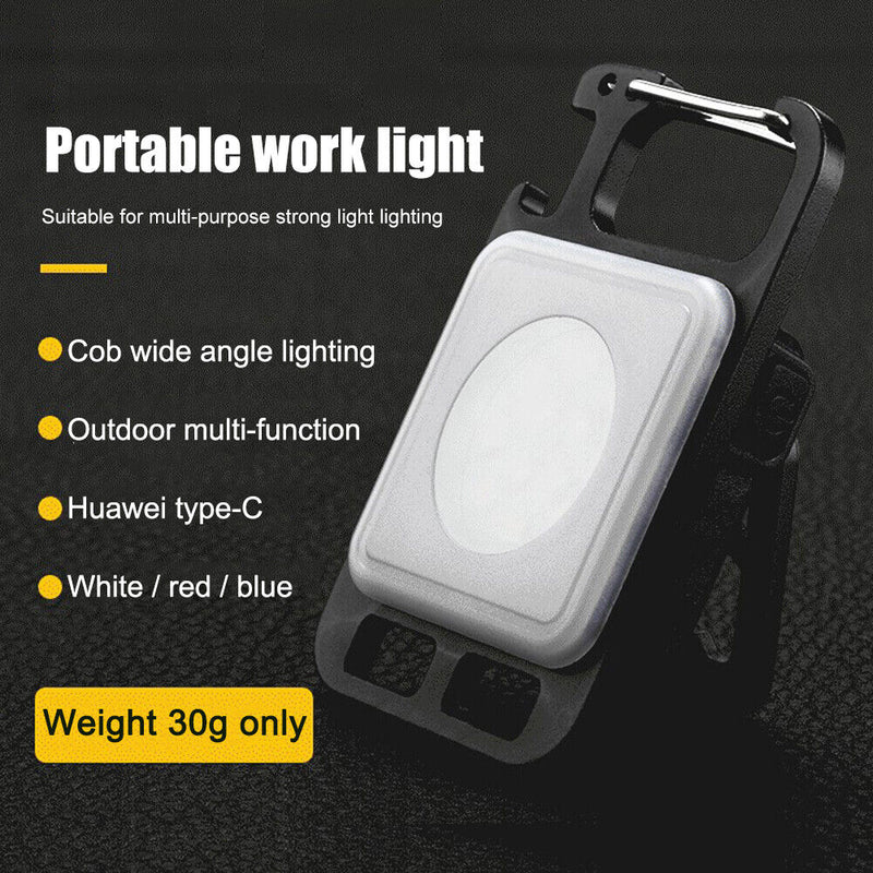 Mini LED Flashlight Work Light Portable Flashlight Keychain