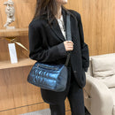 Stripe Nylon Messenger Bag Women Casual Pure Color Crossbody Bags Small Handbags