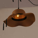 Indoor Lighting Fixture Hat Shade Design Modern Style Pendant Hanging Lights