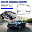 Chromed Plastic Center Shifter Trim Cover Bezel for Mercedes Benz C Class W203