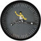 Decorations Black Creative Bruce Lee Chinese Round Clock Kung Fu Wall Clock