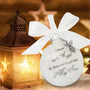 Christmas Tree Family Pendant Hanging Ornaments Memorial Ornament Feather Ball