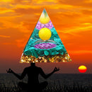 Orgonite Pyramid Healing Chakra Reiki Meditation Orgone Energy Generator Cr