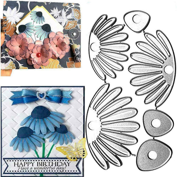 Daisy Flower Metal Cutting Die DIY Embossing Paper For Card Dies S3 H7 S2G2
