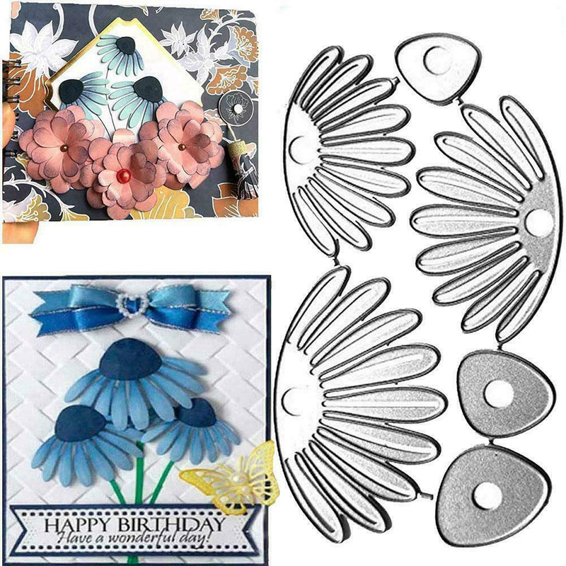 Daisy Flower Metal Cutting Die DIY Embossing Paper For Card Dies S3 H7 S2G2