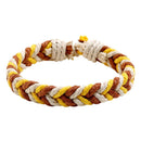 Colorful Retro Woven Braided Bracelet Ethnic Weave Rope Bangles for Women Men