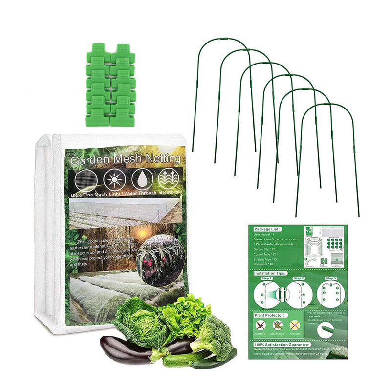 1 Set Garden Insect Netting Kit Ladle Plastic Anti Bird Net for Gardening T