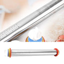 Stainless Steel Rolling Pin Dough Mat Dough Roller Adjustable Kitchen Tool