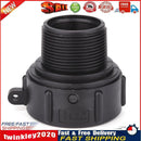 Plastic IBC Tank Fittings Coarse Threaded Cap Water Tap Adapter (2x1+1/2) Newly