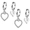 Drop Earrings Asymmetry Love Heart Earrings Irregular Earrings Jewelry