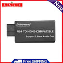 Game Console to HDMI-Compatible HD Digital Video Audio Adapter for N64 Converter