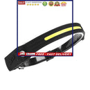 Headlamp Waterproof & Sweatproof Head Safety Light USB Rechargeable Head To