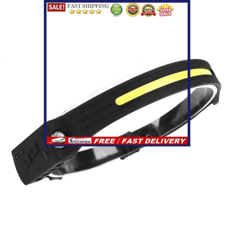 Headlamp Waterproof & Sweatproof Head Safety Light USB Rechargeable Head To