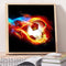 #A 5D Diamond Painting Kit Retro Sewing Machine Full Round Drill DIY Wall Art