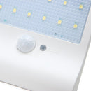 Solar LED Wall Lamp IP65 Human Induction Sensor White Light Outdoor (White)