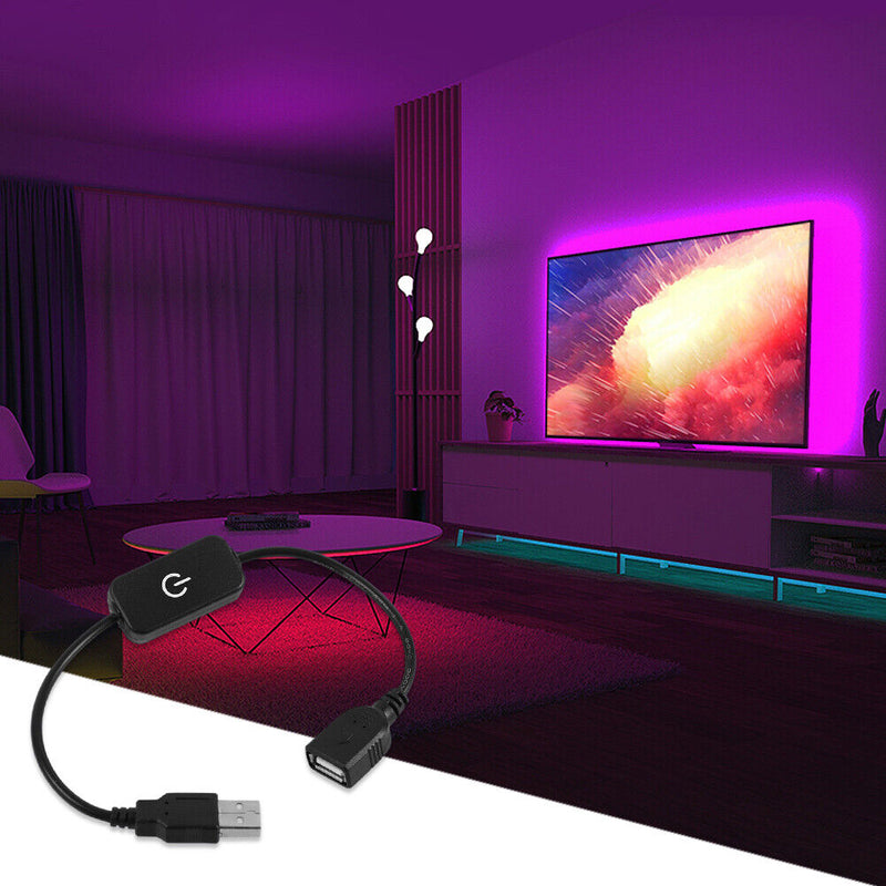 5V LED Lamp Touch Dimmer Brightness Control Light Switch Controller (Black)