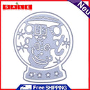 Snowvirtuos Crystal Old Man DIY Metal Stencil Scrapbooking Craft Embossing