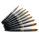 Round Shaped For Acrylic Powder Manicure Powder  Bursh Acrylic Nail Brush