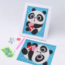 DIY Full Drill Diamond Painting Cartoon Kids Embroidery Kit (AT027 Panda) Newly