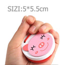 Cartoon Wooden Castanet Clapper Handle Kids Musical Instrument Toys (Round)