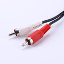 3.5mm Female Stereo to 2-RCA Male Plug Aux Audio Converter Adapter Cable Newly