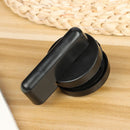 Nylon Plastic Partition Public Toilet Door Lock Handle Black Indicator Lock