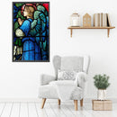 Praying Girl Full Round Drill Mosaic Diamond Painting DIY Rhinestone Crafts Gift