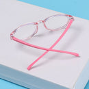 Computer Ultra Light Frame Kids Glasses Round Eyeglasses Anti-blue Light