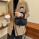 Female Retro Pure Color Crossbody Bag Women Trending Small Capacity Handbag