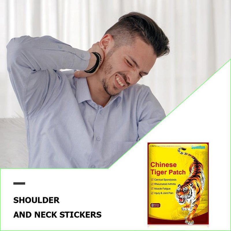 8pcs Herbal Plaster Chinese Medicine Pain Relief Rheumatoid Medical Patches