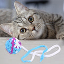Kitten Molar Chew Bite Toys Cat Plush Round Ball Toys Interactive Pet Suppl