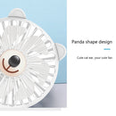 Mini Electric Handheld Fan Portable USB Charging Fans for Students (White)