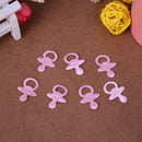 100pcs Sprinkles Paper Confetti  Filling Baby Shower Decor(Pink Pacifier)