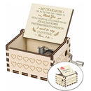 Hand Crank Gifts For Mom Music Boxes Wood Music Box Presents For Mother'S Day