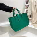 Women Brand Designer Felt Cloth Storage Bag Ladies Large Capacity Shopper Bag