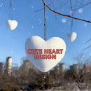 Heart-shaped Snowball Clip Funny Snowball Mold Kids Outdoor Toys (30x8cm) Newly