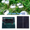 Mini Solar Cell 2W 4V 90x90mm for 2AA 1.2V Rechargeable Battery Charging
