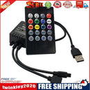 20 Buttons Music IR Remote Control 5V USB LED RGB Audio Infrared Controller