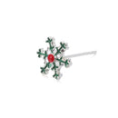 8Pair/Set Women Gift Santa Bell Deer Christmas Tree Xams Stud Earrings Snowflake