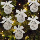 Angel In Heaven Family Pendant Feather Ball Memorial Ornament Hanging Ornaments