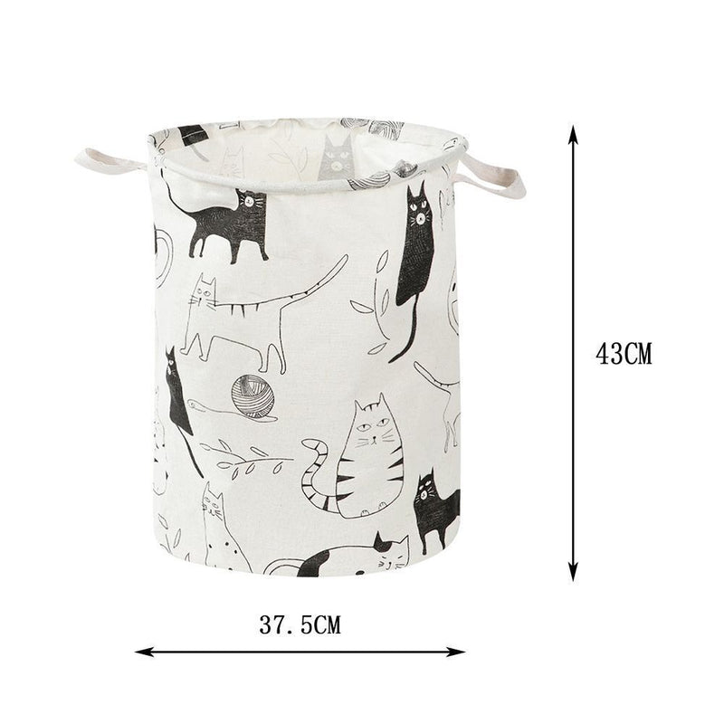 Waterproof Organizer Bucket Large Capacity Storage Home Dirty Laundry Basket