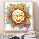 5D DIY Special Shaped Diamond Painting Sun Cross Stitch Kit Home Bedroom De