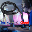 1.5m Headphone Audio Cable Cord Line Replacement with Tuning for HyperX Cloud