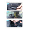 Back Seat Fan 3-speed Wind Adjustment Fan Blades USB Auto Cooling Wind 5 ABS Fan