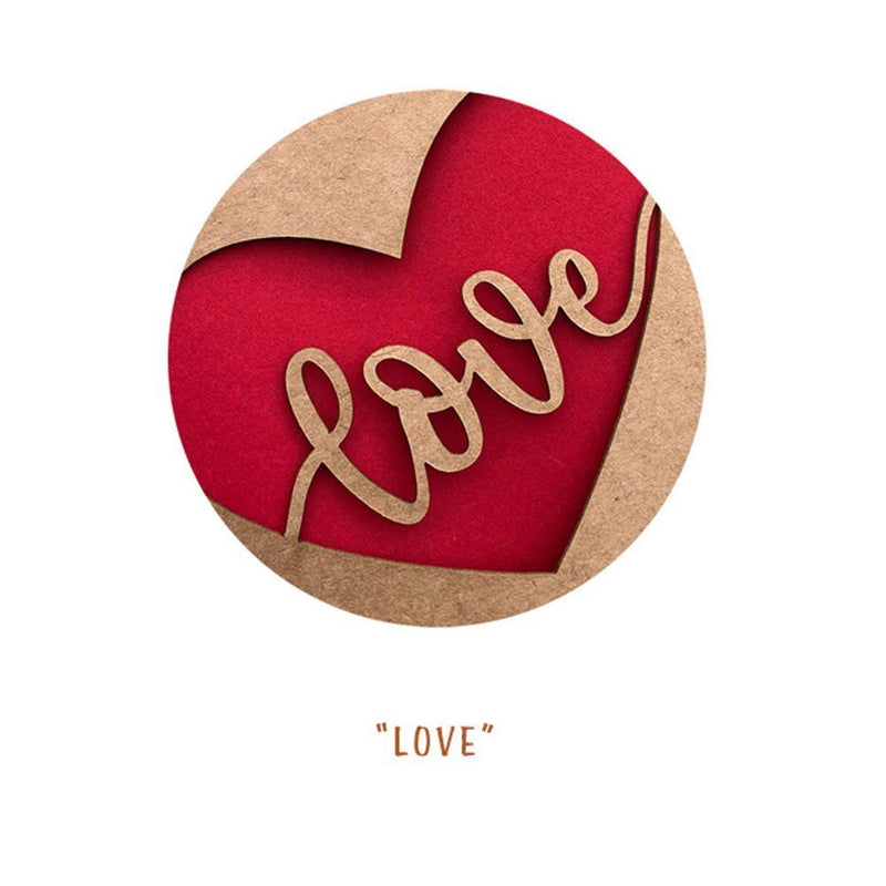 Wedding Birthday Love Heart Invitation Card Love Decoration Valentines Day