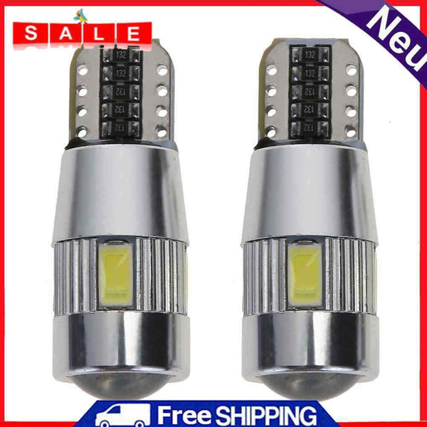 VODOOL 2ST T10 W5W 5630 6SMD Car Wide Bulbs Dash Board LEDs for Universa